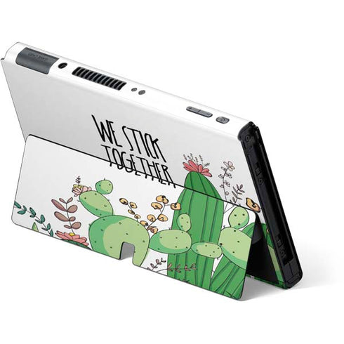 We Stick Together Nintendo Switch OLED (2021) Skin